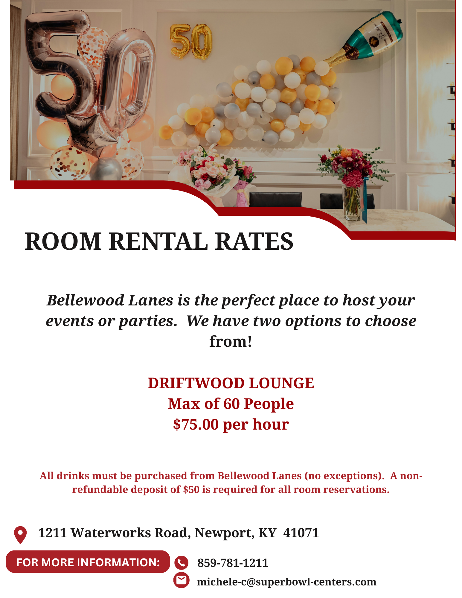room rentals